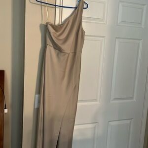 BHLDN Dylan Satin Charmeuse Maxi Dress Size 8
